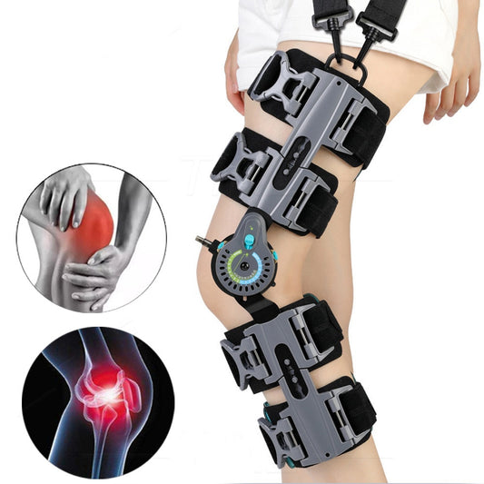 Adjustable Knee Fixation Brace Lower Extremity Support